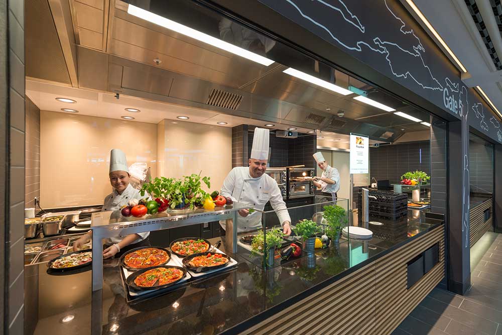 Lufthansa Seeheim: Food Court