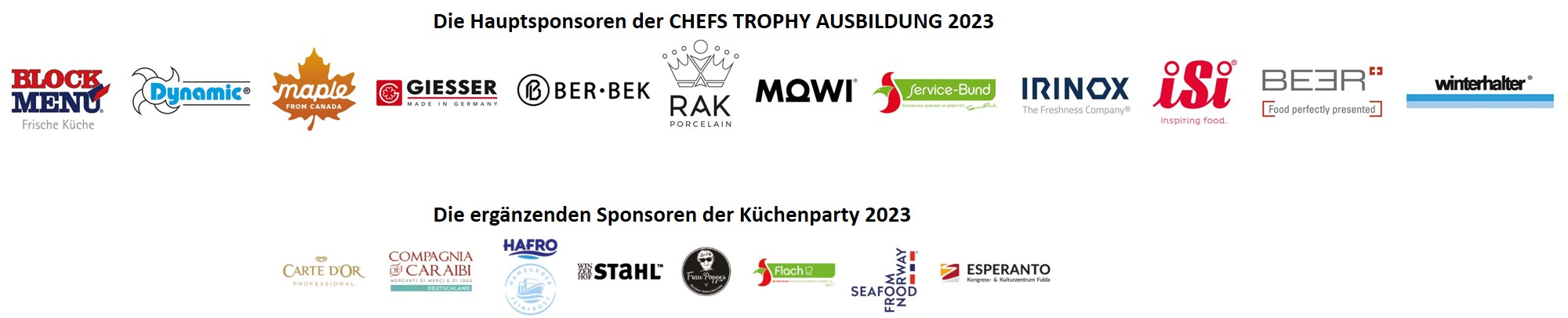 Sponsoren_CHEFS TROPHY Ausbildung 2023